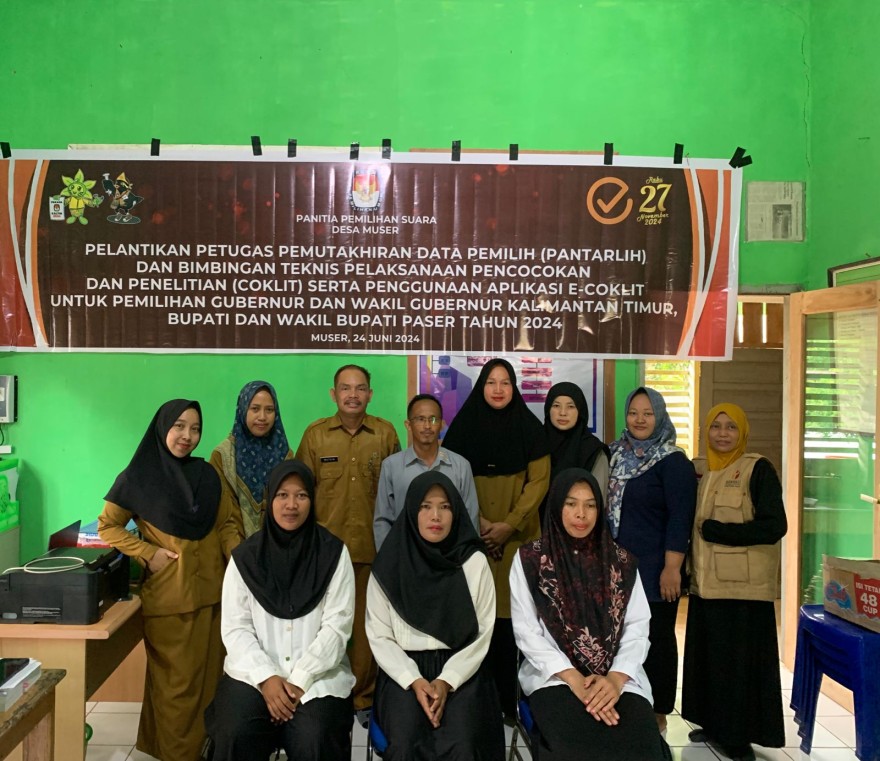 Pelantikan petugas Pemutakhiran Data Pemilih ( Pantarlih )
