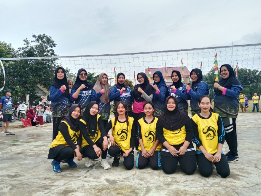 Lomba Volly memeriahkan 17 Agustus